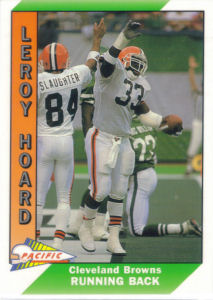 Leroy Hoard 1991 Pacific #547 football card