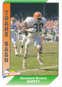 Thane Gash 1991 Pacific #77 football card