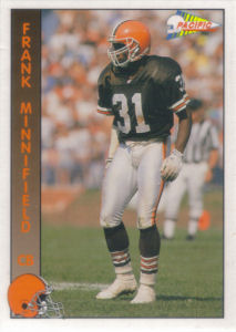 Frank Minnifield 1992 Pacific #59 football card