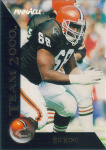 Pinnacle Team 2000 Ed King 1992 Pinnacle #9 of 30 football card