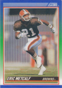 Eric Metcalf 1990 Score #30 football card