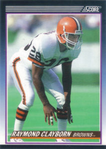 Raymond Clayborn Supplemental 1990 Score #17T football card