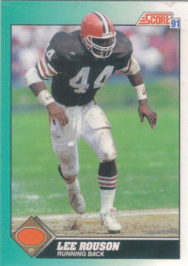 Lee Rouson Supplemental 1991 Score #32T football card