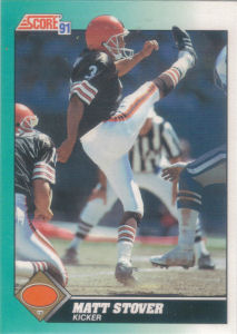 Matt Stover Supplemental 1991 Score #28T football card