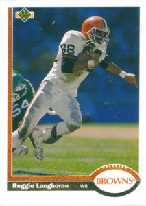 Reggie Langhorne 1991 Upper Deck #241 football card