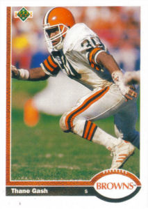 Thane Gash 1991 Upper Deck #224 football card